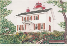 Yaquina Bay Light house artwork